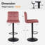 Tabouret de bar pivotant à hauteur ajustable Grosvenor-702026987