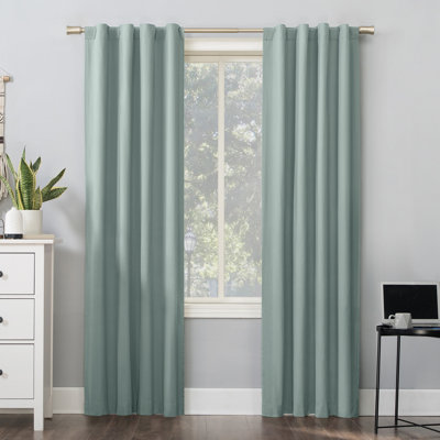 Wayfair Basics® Cambell Thermal 100% Blackout Back Tab/Rod Pocket Curtain Panel