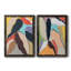 Botanical Revisit I - Ensemble de 2 peintures sur toile encadrées-1448799672-1448799675