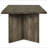 Roman Mango Brown Rectangular Double V-Leg Dining Table