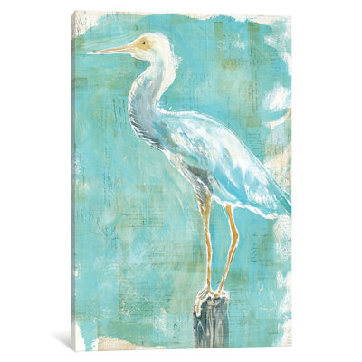 « côtier aigrette ii », reproduction d’art sur toile