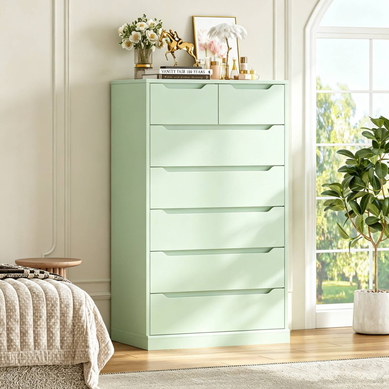 Commode 7 tiroirs, Naturel