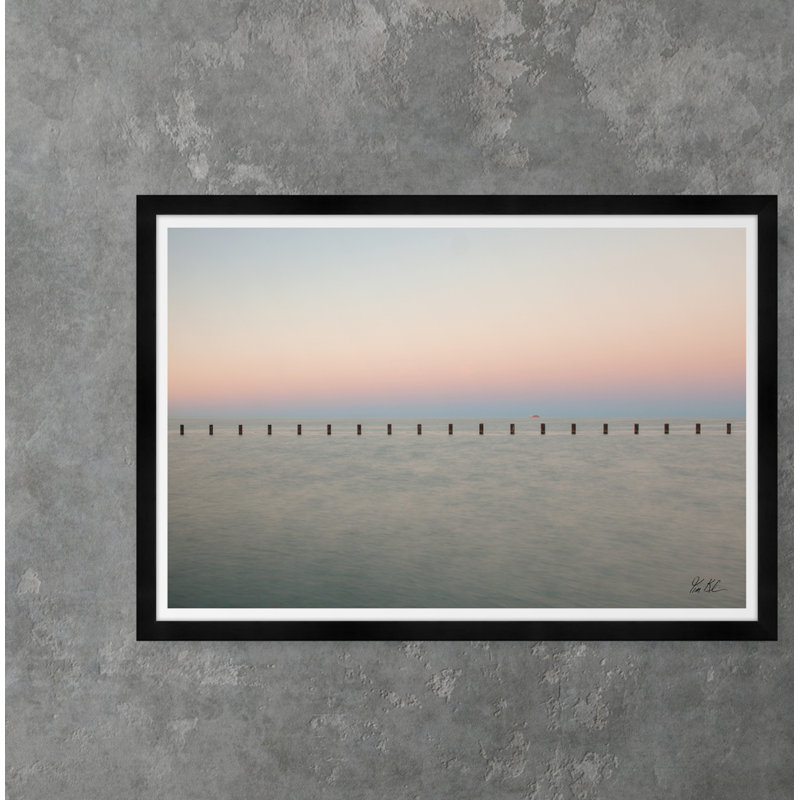 Lake Michigan Sunrise Print by Tim Klein