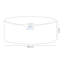 Fabric Semi Flush Mount