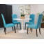 Table de salle à manger élégante à plateau rond en marbre blanc de 40 pouces avec piédestal compact-1983624648-1983624655-1983624644