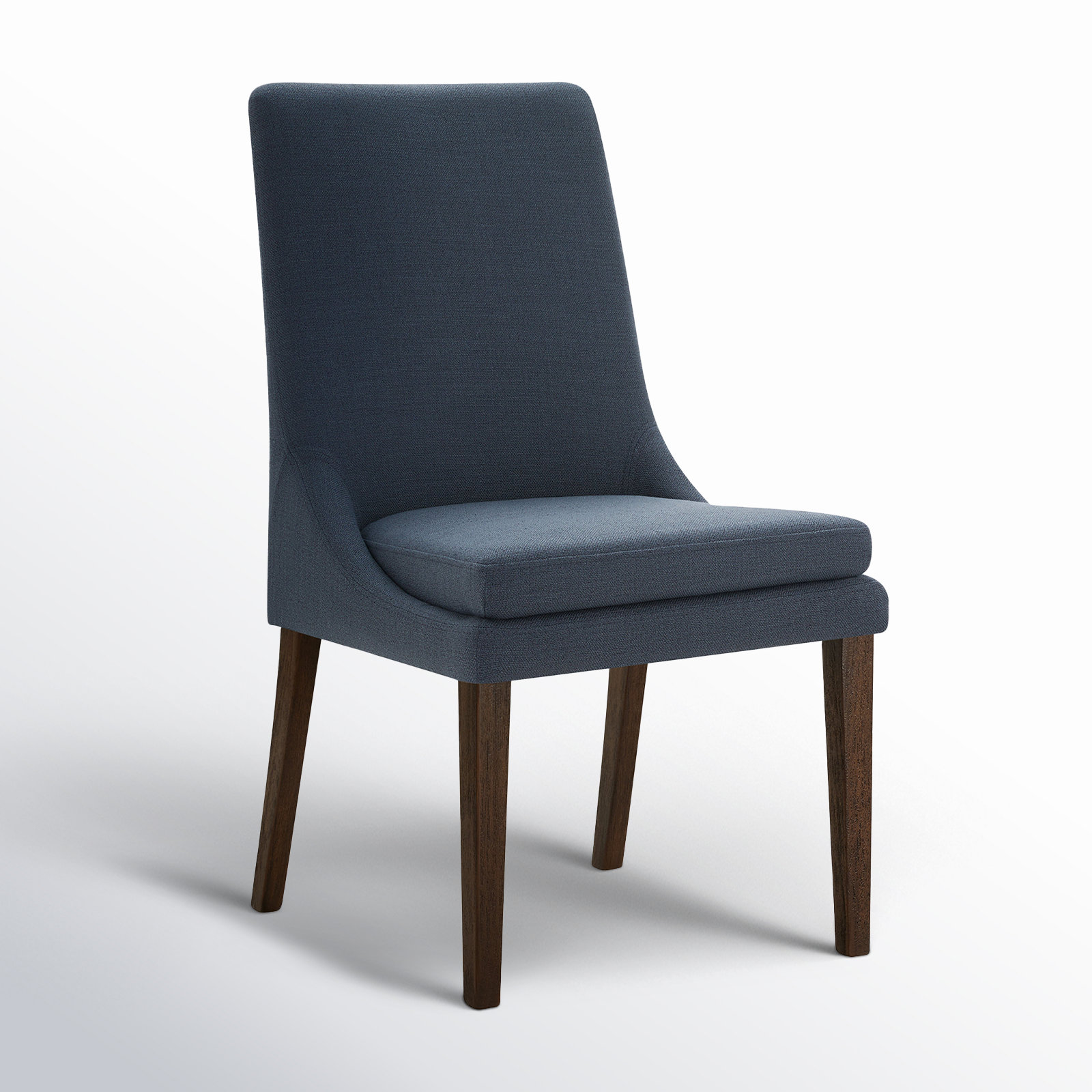Niara Upholstered Side Chair, Effie Indigo Linen