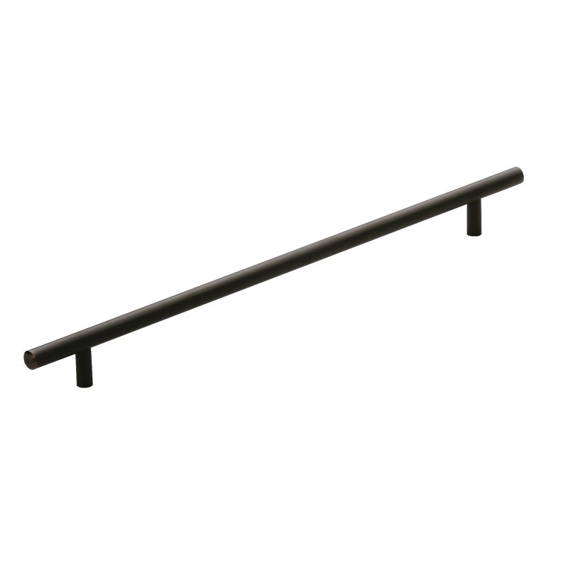 Poignée barre 12-5 / 8 po (320 mm) Poignée d'armoire bronze huilé d'un centre à l'autre, Bronze frotté à l'huile, 12 5/8", 1