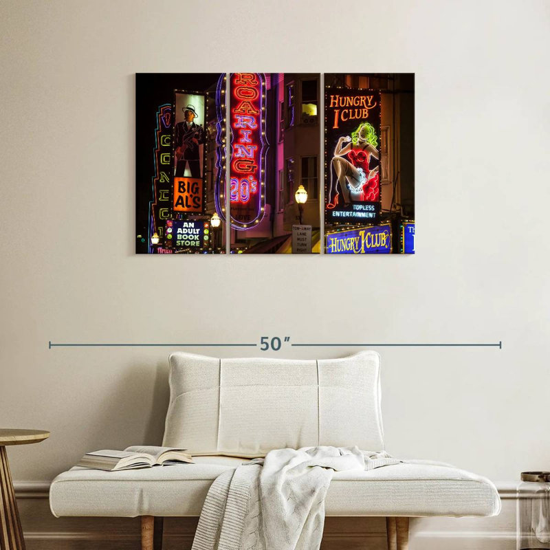 Sirci, le quartier rouge de San Francisco, H 24 po x l 38 po
