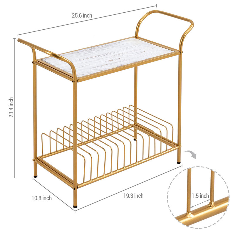58.9cm H Media Shelves