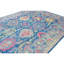 Hand Knotted Wool Area Rug in Blue