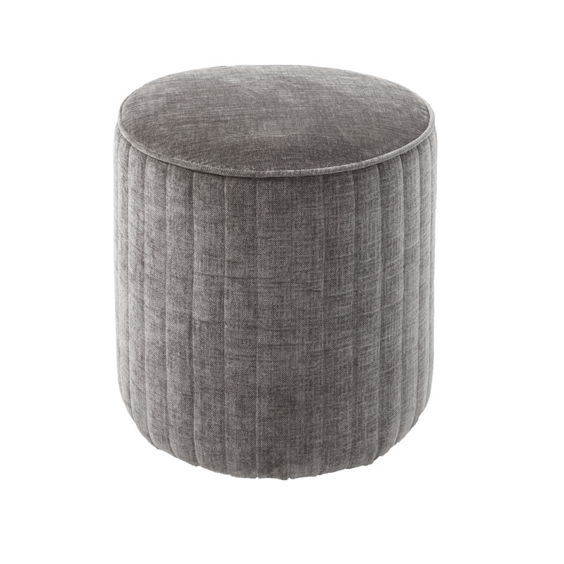 Oryana Solid Wood Accent Stool, Mouse