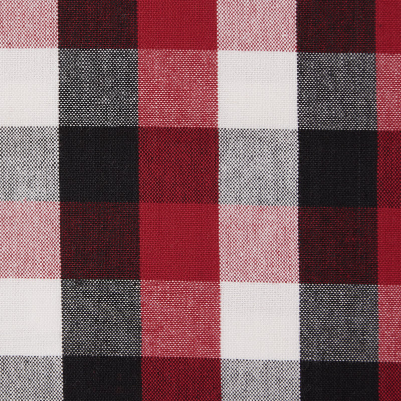  Housse de coussin d'extérieur carré en coton, Rouge