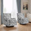Fauteuil inclinable et oscillant rembourré classique-1559355149