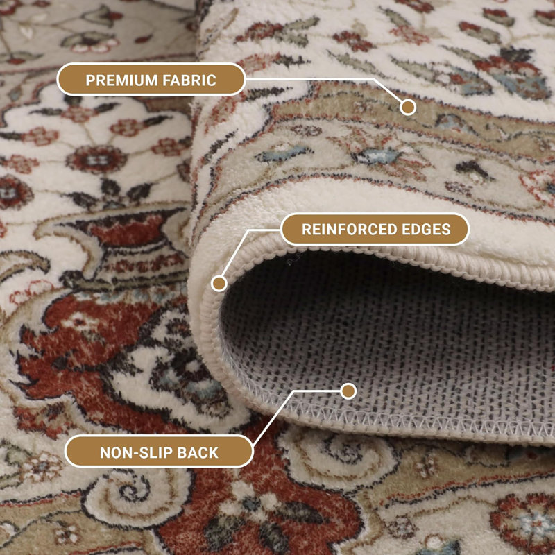 Aspire Homeware Classic Persian Area Rug, Runner 80 x 150 cm