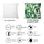 Housse de coussin carré et insert Foliage of Tropical Leaves-60047908