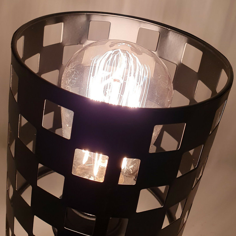 Garlinda 1 - Light Black Cylinder Pendant