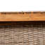 Outdoor Dining Table With Slatted Tabletop, Patio Table-782162823