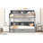 Twin Size Bunk Bed With Extra Storage Compartment - Modern Style Bedroom Essential
