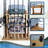 14 Fishing Rod Rack W/Four Bait Bin Storage
