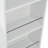 Valencia 56.3" Rolling Kitchen Island With Extended Table,LED Lights,Power Outlets And Glass Doors-471871454