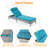 Outdoor Patio Lounge Chaise Chair Pool Single Adjustable Recliner for Poolside-1776250066