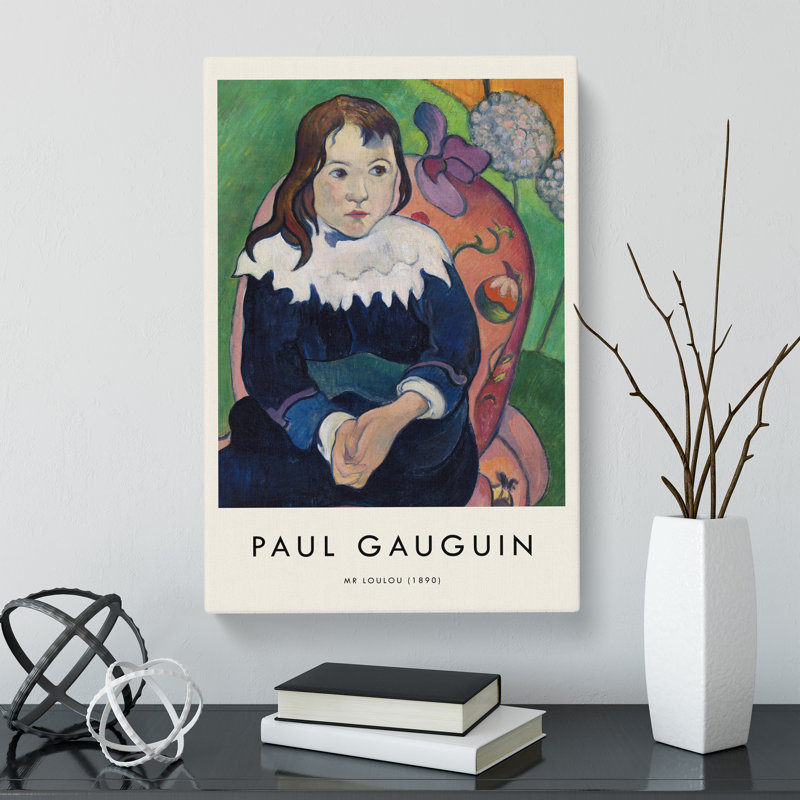 Portrait of a Child Print by Paul Gauguin - Wrapped Canvas, 60cm H x 40cm W x 3cm D