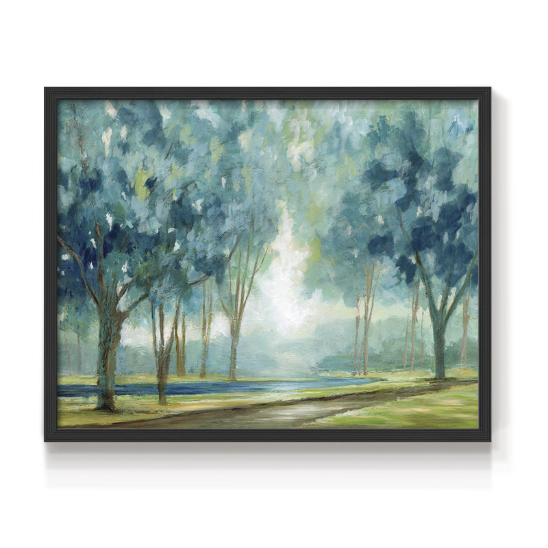 Ombre après-midi - Reproduction encadrée - Restickable, H 22 po x l 28 po, Noir, noir, noir, noir