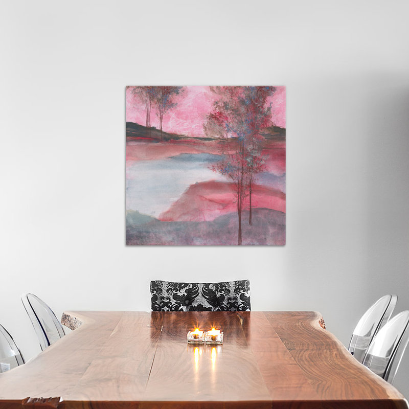 "matinée passion" , reproduction d’art sur toile tendue, H 18 po x l 18 po x P 1,5 po