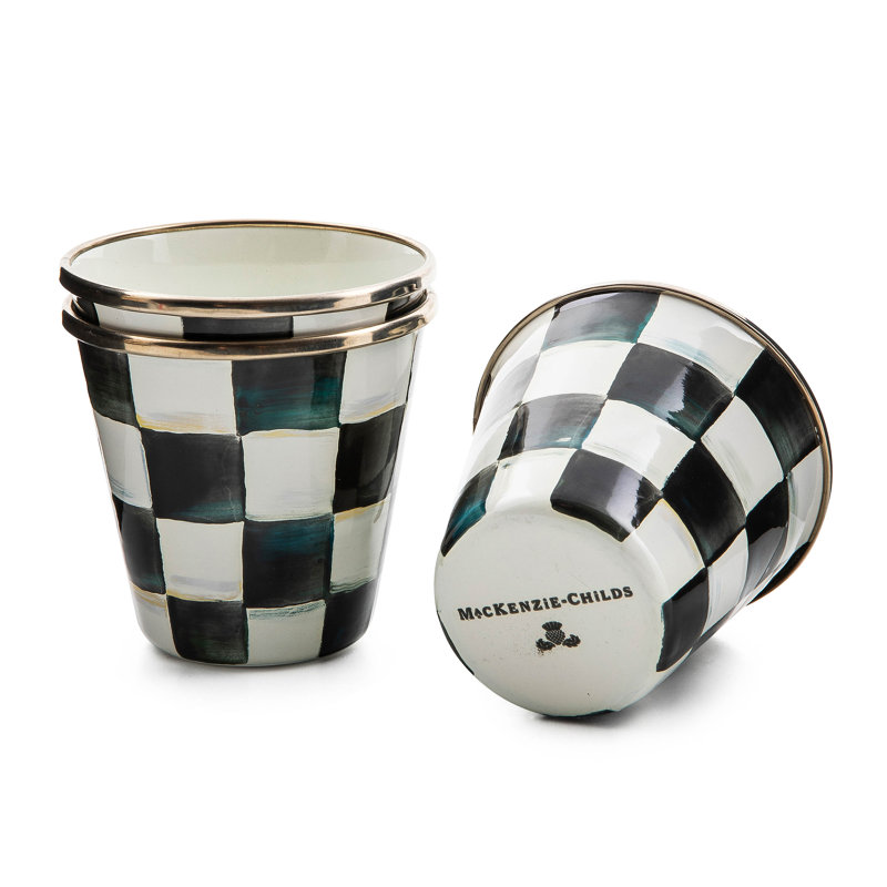 Courtly Check Herb Pots