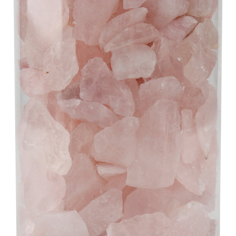 Objets décoratifs en pierre naturelle Natural Rocks, Rose Quartz, Pink