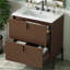 Bathroom Vanity with Ceramic Sink Soft Close Drawers and Fluted Design for Elegant Storage and Style-69953799