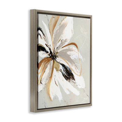 Cadre flottant à fleurs expressives Cornelia, design par Design Fabrikken