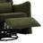 Swivel Recliner Chair with Pillow-1135592256