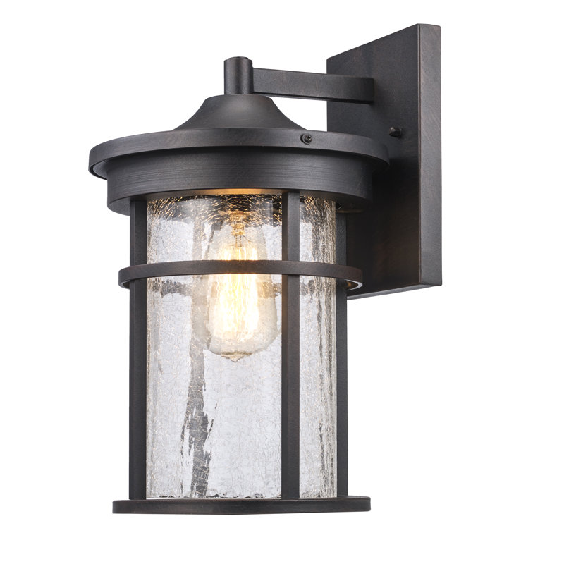 Lanterne murale pour l'extérieur Thorton, Rouille, H 14,5 po x l 9 po x P 10 po