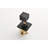 3/4" Extra High Flow Brass Shower Volume Regulating Controller - Matt Black, Adjustable Handle For Precise And Control Cast Metal, Brass, Water