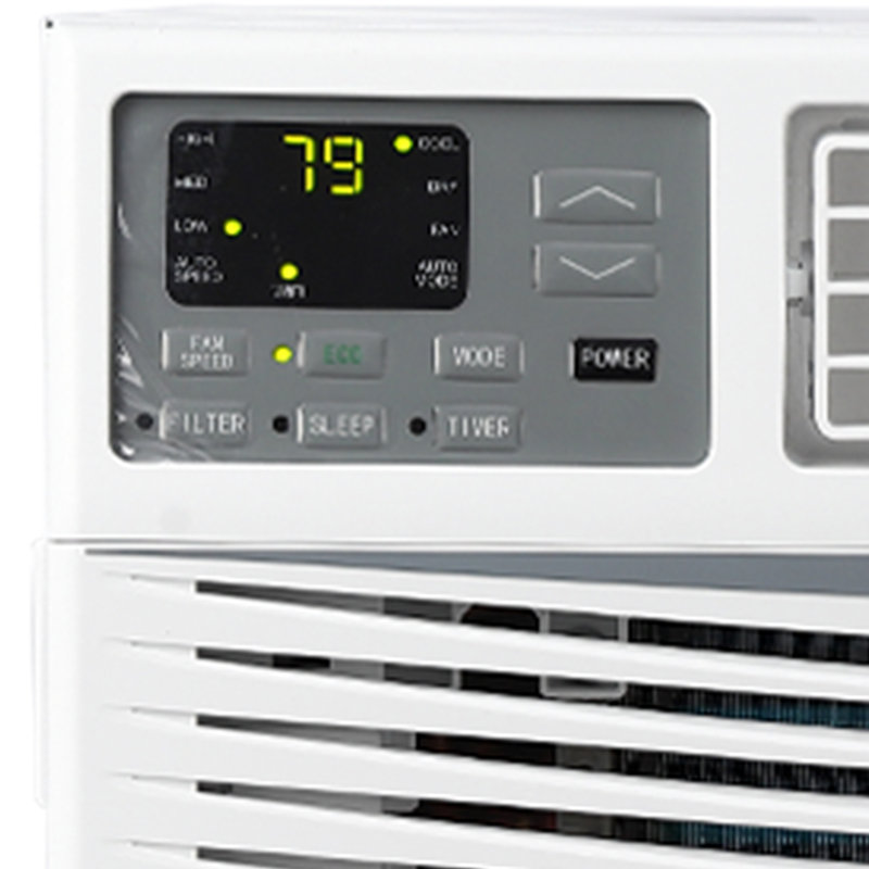 Climatiseur de fenêtre 10 000 BTU WiFi Smart AC refroidit un déshumidificateur de 450 pieds carrés à 3 vitesses de ventilateur