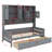 A Twin-Sized Wooden Daybed Featuring Two Built-In Drawers And A Convenient Shelf-2046809552