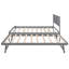 Full Size Platform Bed With Adjustable Trundle-1847356103