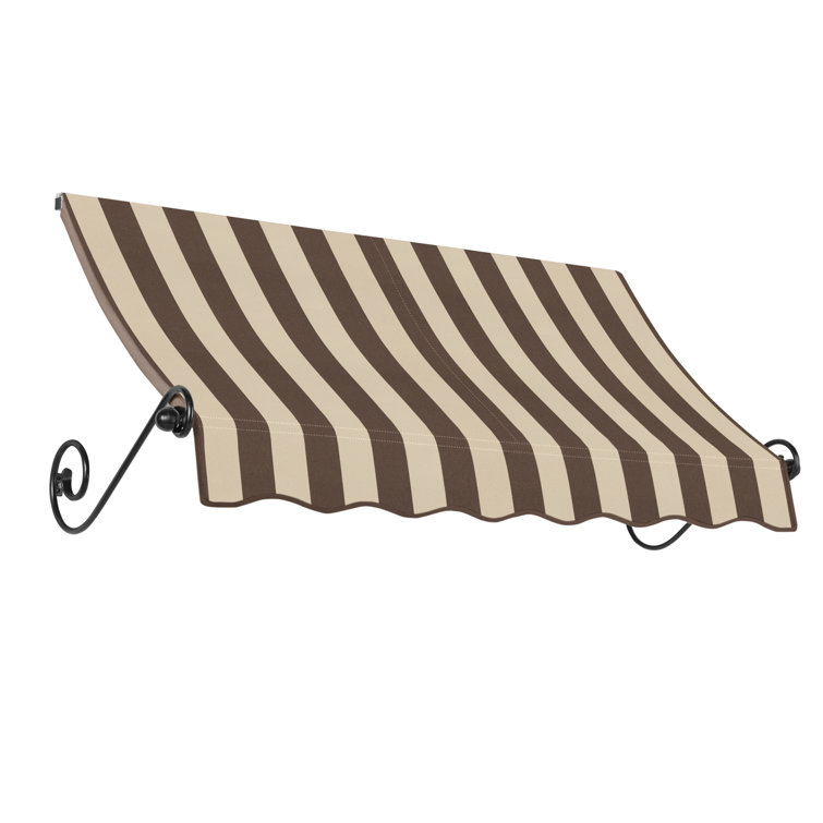 Auvent en tissu acrylique avec accoudoirs en fer Awntech Charleston