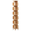 6-Tier 360° Rotating Bookshelf Storage Rack-963672145