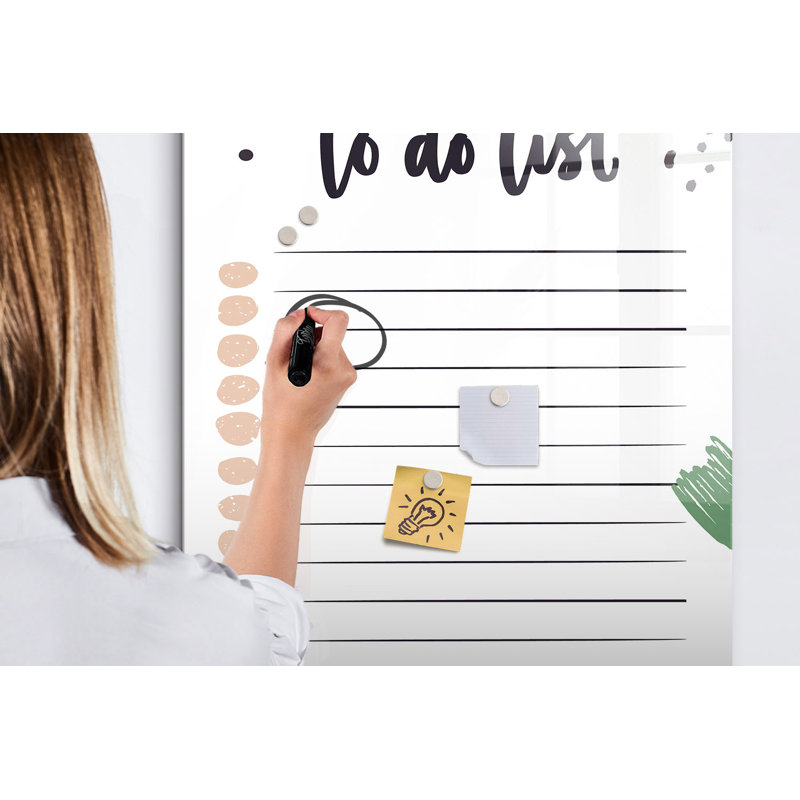 Magnetic Glass Dry Erase Board