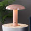 Writzer 11" Contemporary Bohemian Rechargeable/Cordless Dimmable Integrated LED Mushroom Table Lamp-1858251808