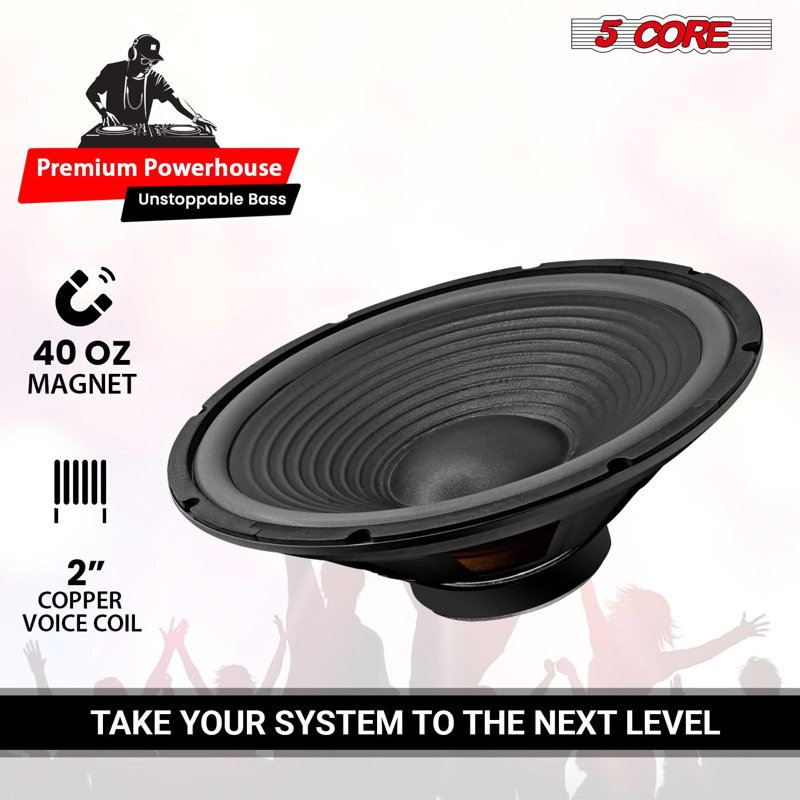  Haut-parleur de caisson de basses 15 "450W MAX PA