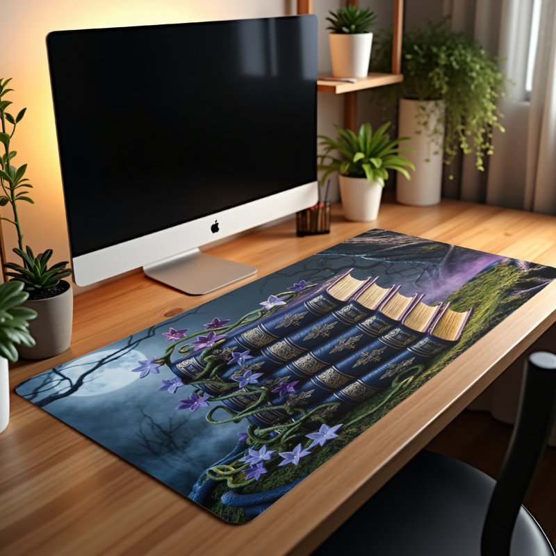 Polyester Desk Pad, 14.4x12.1