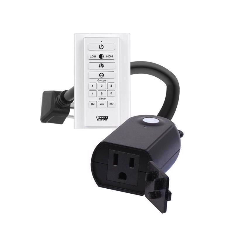 Adaptateur de fiche en L 1 pi et télécommande Feit OneSync