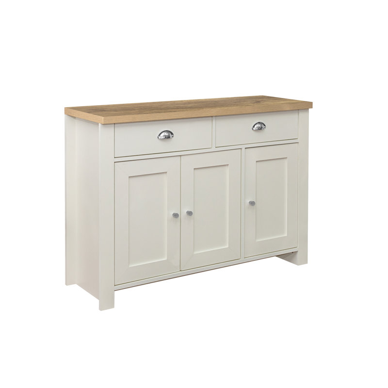 Highgate Sideboard, Cream/Oak