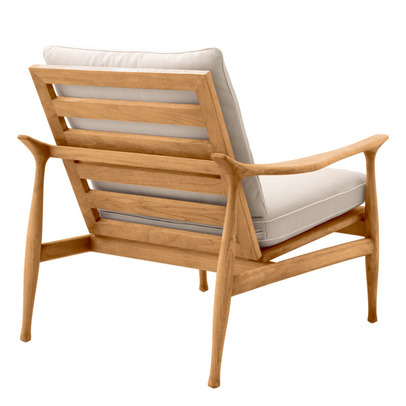 Manzo Outdoor Teak Lounge Chair