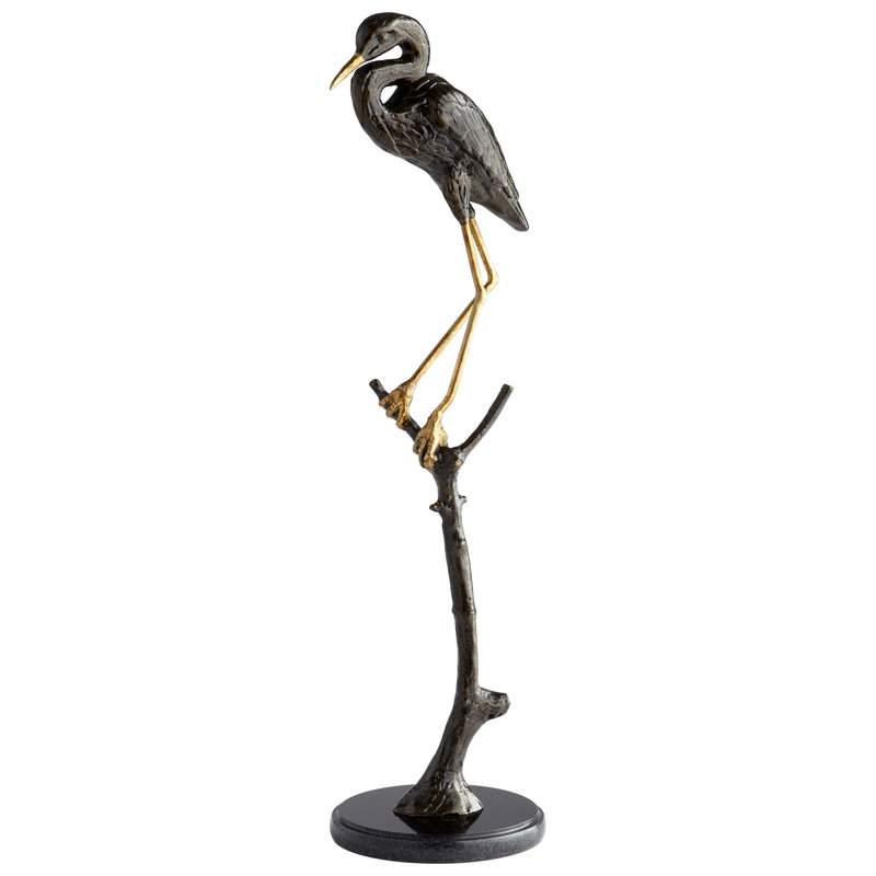 Midnight Avian Statue
