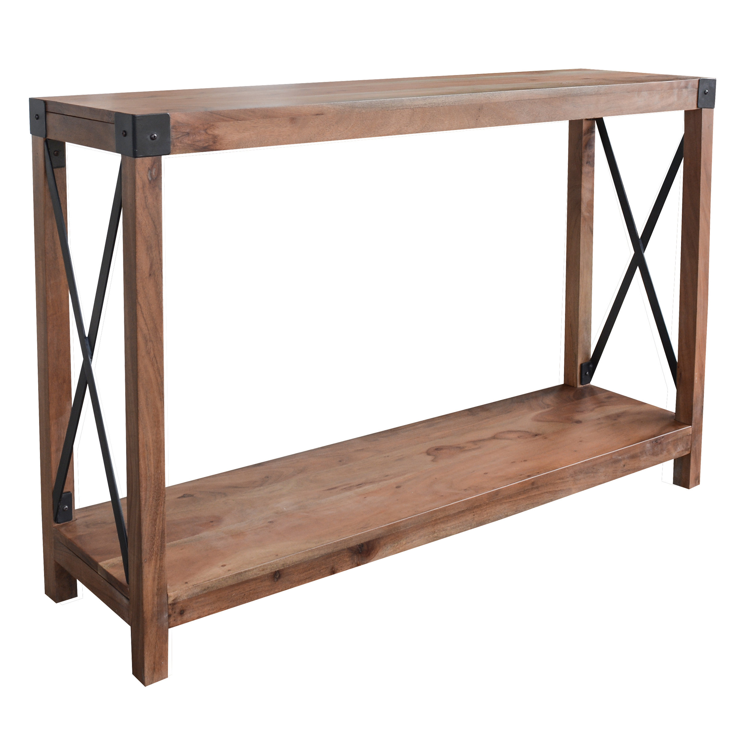 Gracie Oaks Vozelle 30" Solid Wood Console Table | Wayfair