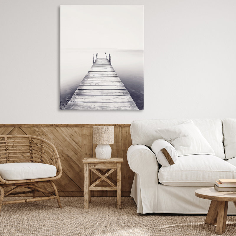 "Quiet Pier", art par Annabelle Hall, H 48 po x l 36 po